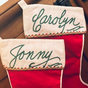 Vintage Christmas Stockings